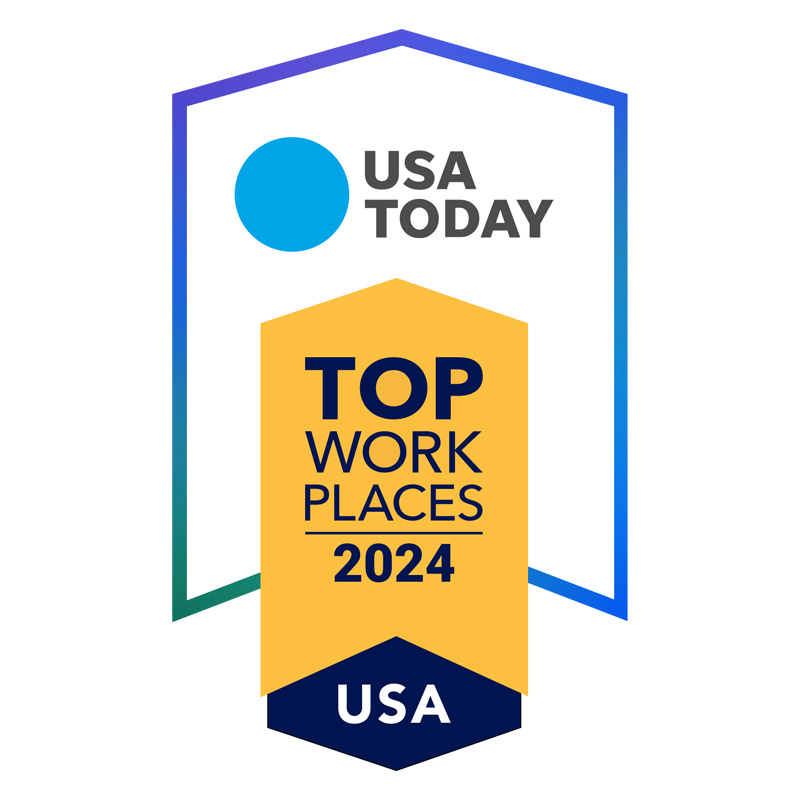 USA Today Top 澳洲幸运5体彩彩票 Workplaces National Award
